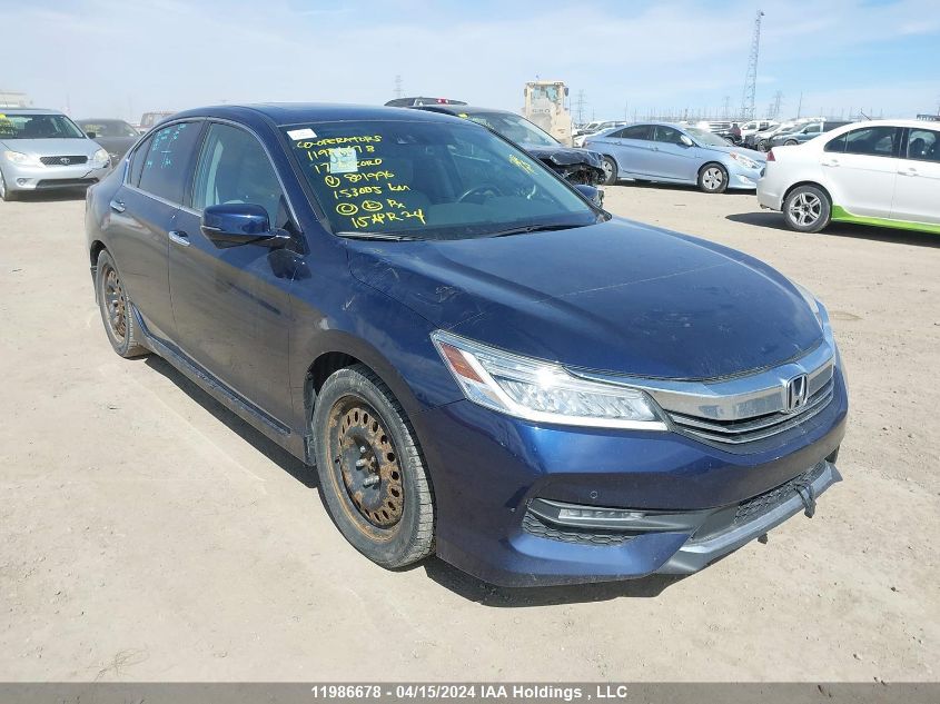 2017 Honda Accord Sedan VIN: 1HGCR3F90HA801996 Lot: 49928664