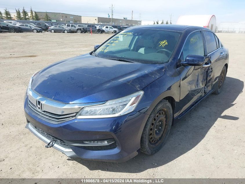 2017 Honda Accord Sedan VIN: 1HGCR3F90HA801996 Lot: 49928664