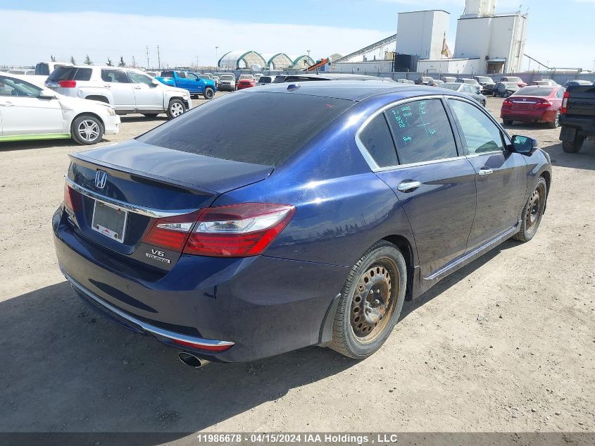 2017 Honda Accord Sedan VIN: 1HGCR3F90HA801996 Lot: 49928664