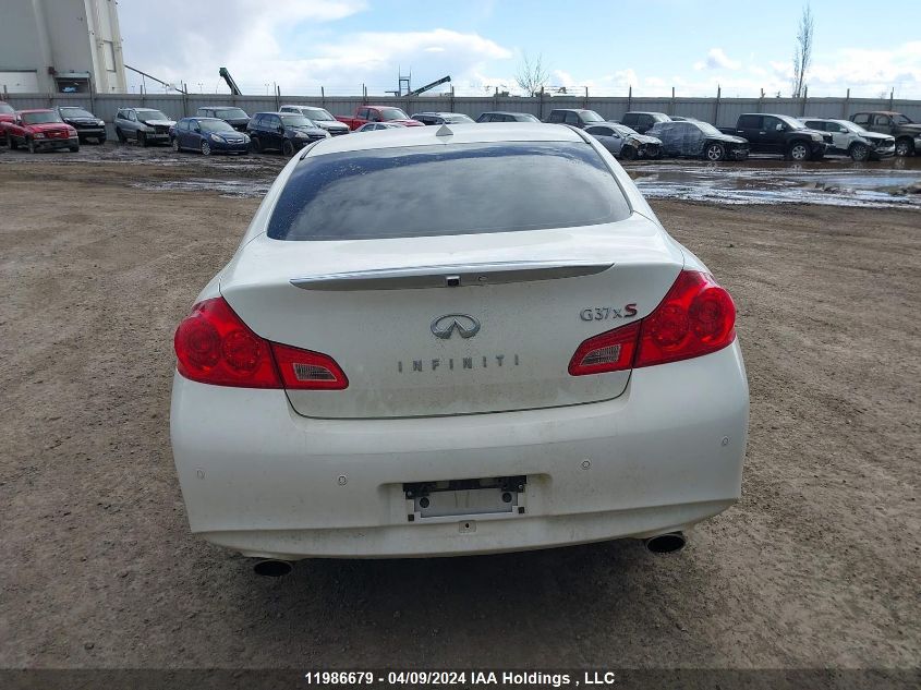 2012 Infiniti G37X VIN: JN1CV6AR9CM680852 Lot: 11986679