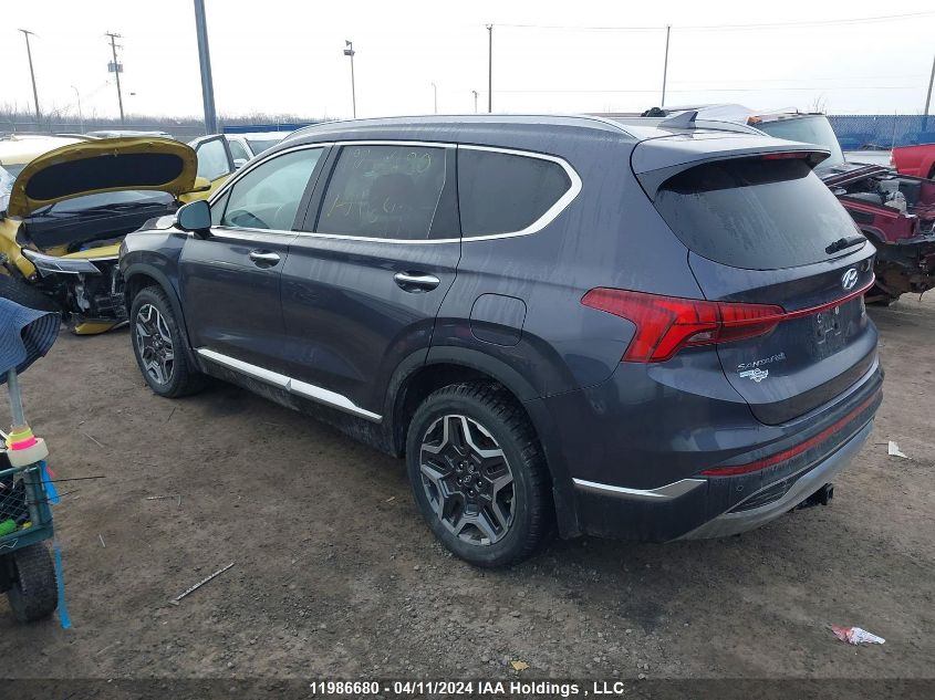 2021 Hyundai Santa Fe Limited VIN: KM8S5DA10MU011647 Lot: 11986680