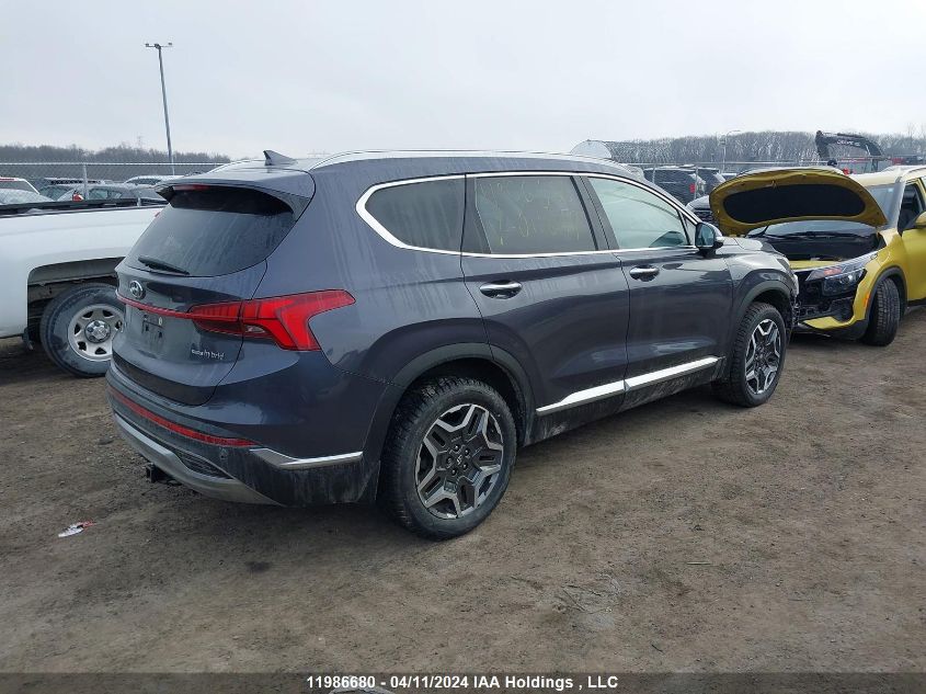 2021 Hyundai Santa Fe Limited VIN: KM8S5DA10MU011647 Lot: 11986680