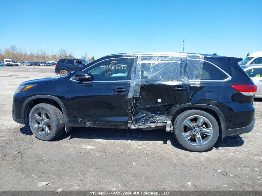 2017 Toyota Highlander Limited/Ltd Platinum VIN: 5TDDZRFH8HS396583 Lot: 11986698