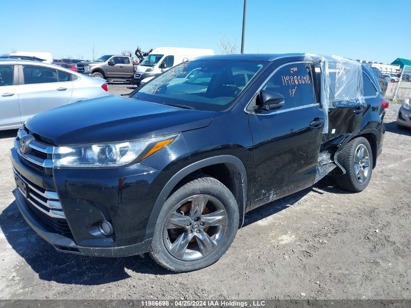 2017 Toyota Highlander Limited/Ltd Platinum VIN: 5TDDZRFH8HS396583 Lot: 11986698