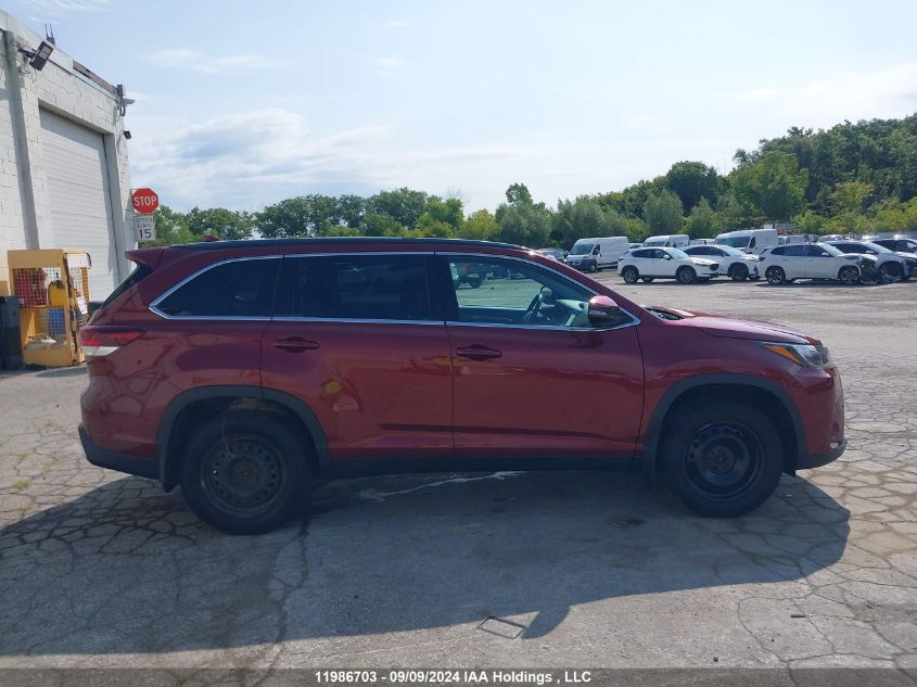 2019 Toyota Highlander Se/Xle VIN: 5TDJZRFH1KS570987 Lot: 11986703