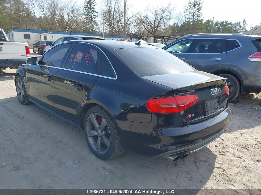 2014 Audi S4 VIN: WAUFGCFL0EA065793 Lot: 11986731