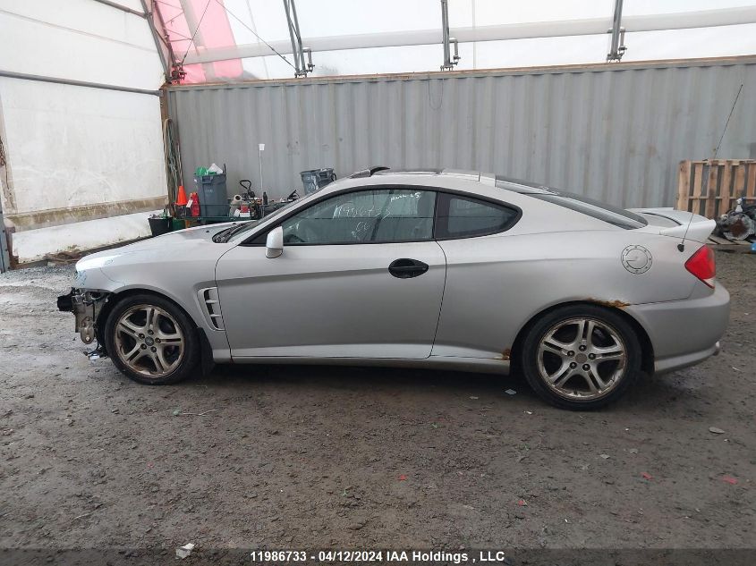 2006 Hyundai Tiburon VIN: KMHHN65F86U197646 Lot: 11986733