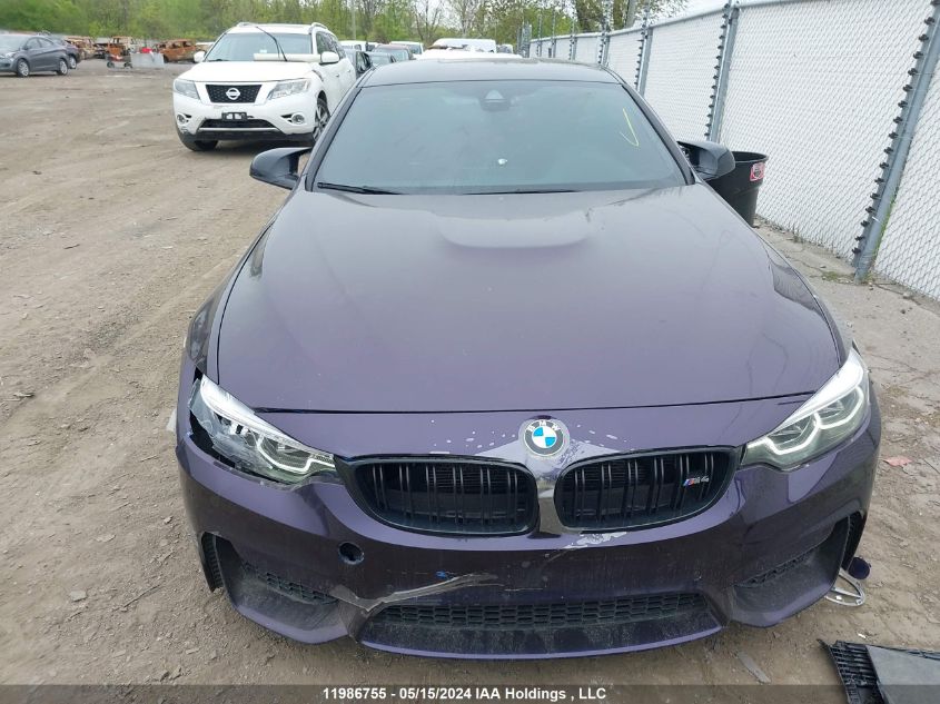 2018 BMW M4 VIN: WBS4Y9C5XJAC86419 Lot: 11986755