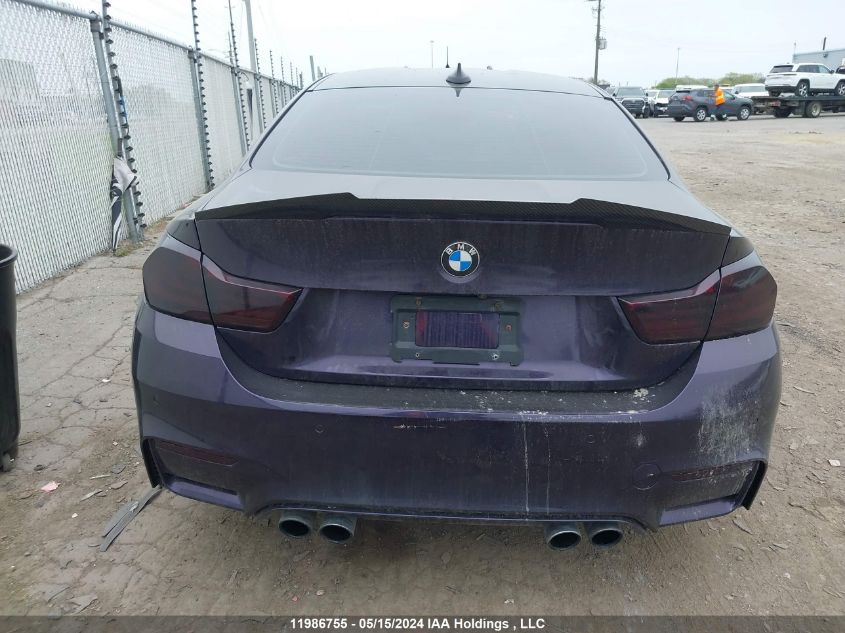 2018 BMW M4 VIN: WBS4Y9C5XJAC86419 Lot: 11986755