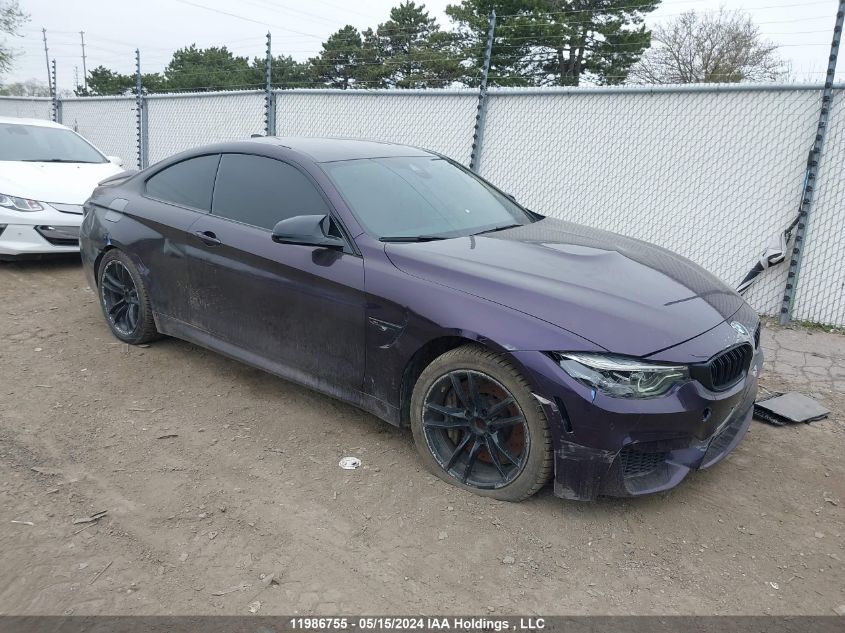 2018 BMW M4 VIN: WBS4Y9C5XJAC86419 Lot: 11986755