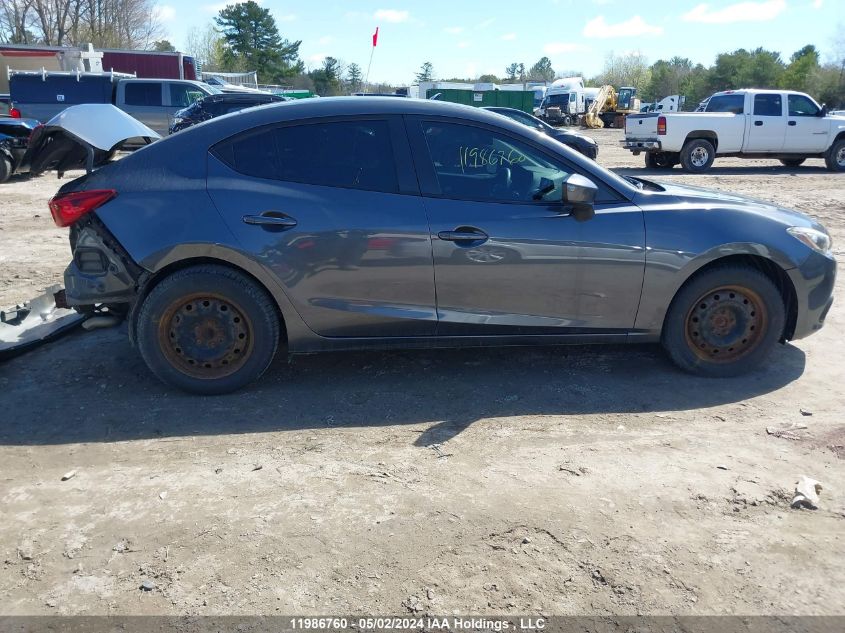 2014 Mazda Mazda3 VIN: JM1BM1U73E1152575 Lot: 11986760