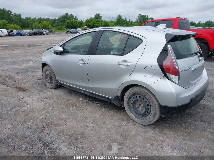 2017 Toyota Prius C VIN: JTDKDTB30H1595492 Lot: 11986773