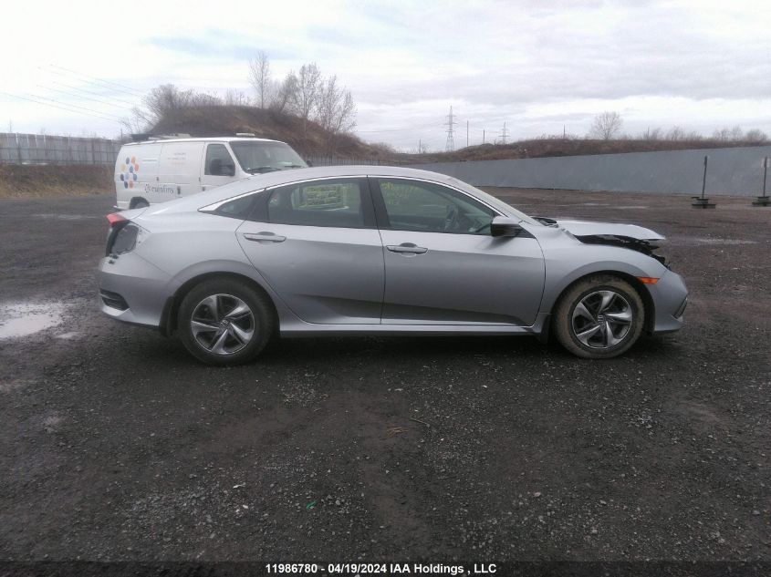 2019 Honda Civic Lx VIN: 2HGFC2F56KH002500 Lot: 11986780