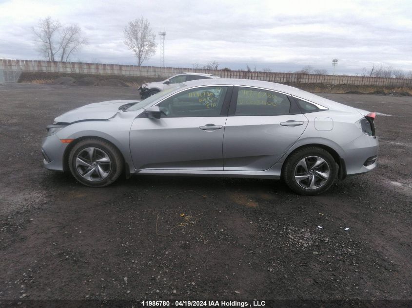 2019 Honda Civic Lx VIN: 2HGFC2F56KH002500 Lot: 11986780