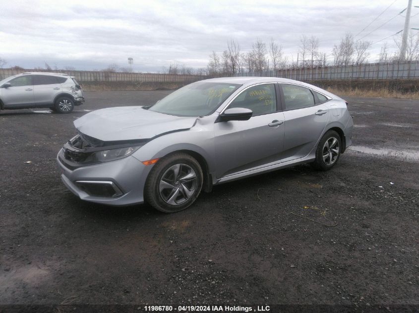 2019 Honda Civic Lx VIN: 2HGFC2F56KH002500 Lot: 11986780