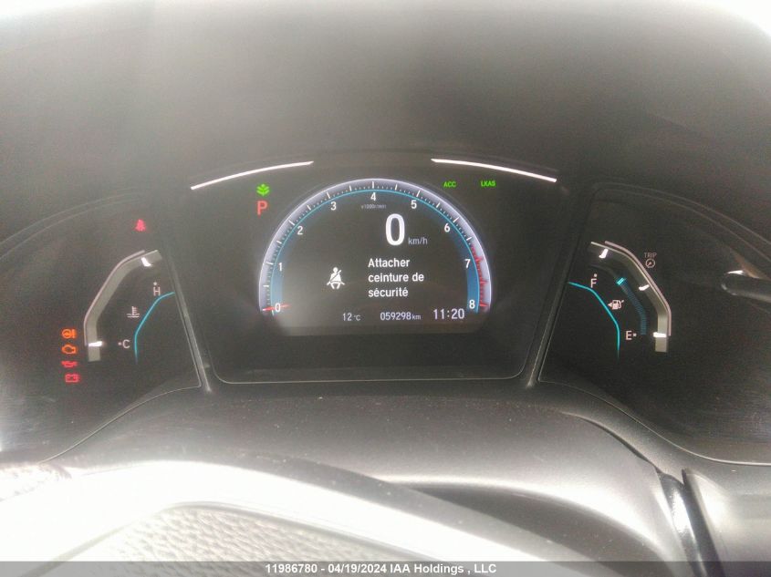 2019 Honda Civic Lx VIN: 2HGFC2F56KH002500 Lot: 11986780