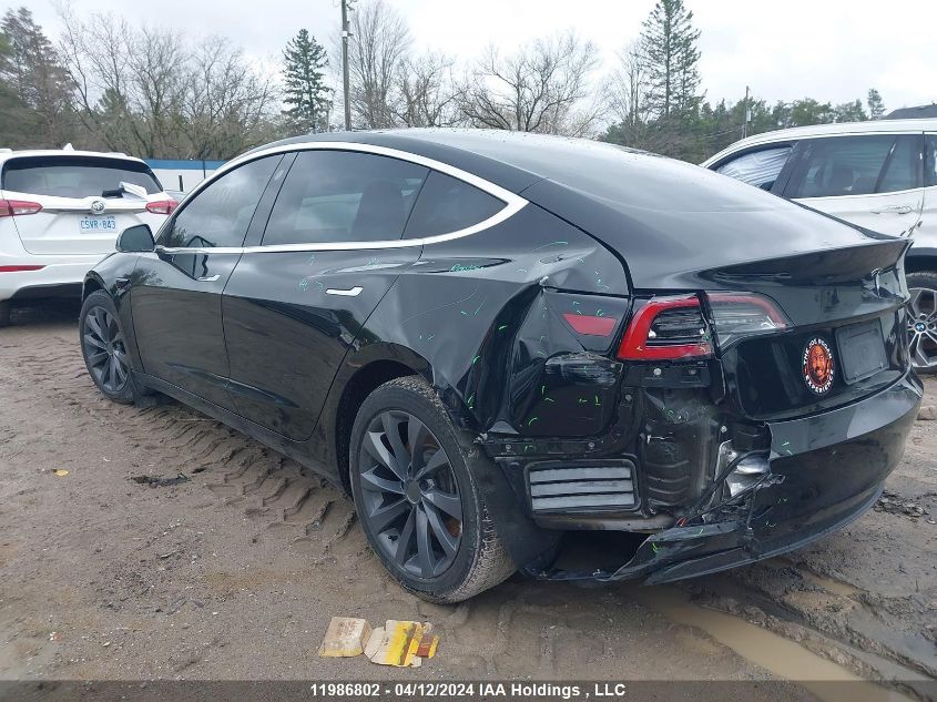 2019 Tesla Model 3 VIN: 5YJ3E1EA9KF329399 Lot: 11986802