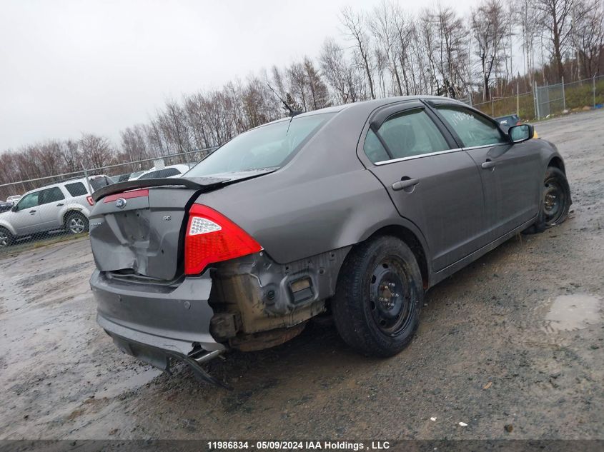 2011 Ford Fusion Se VIN: 3FAHP0HA0BR169827 Lot: 11986834