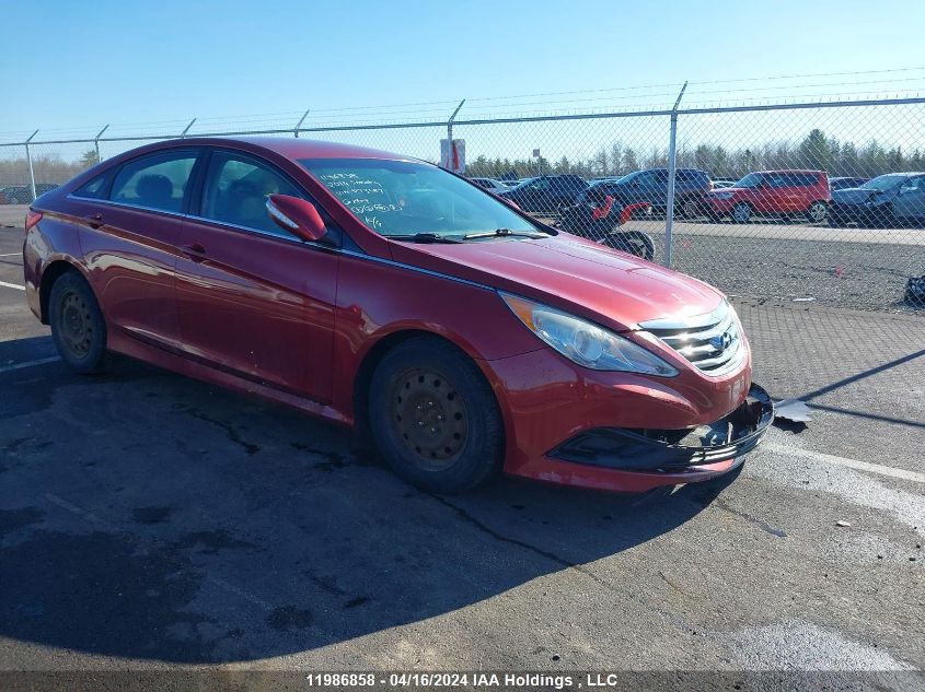 2014 Hyundai Sonata Gls VIN: 5NPEB4AC8EH873487 Lot: 11986858