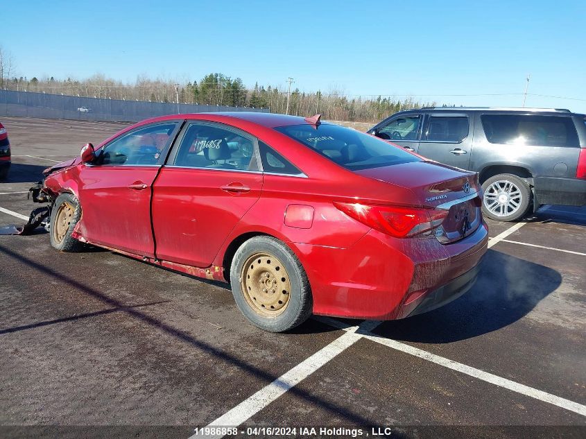 2014 Hyundai Sonata Gls VIN: 5NPEB4AC8EH873487 Lot: 11986858