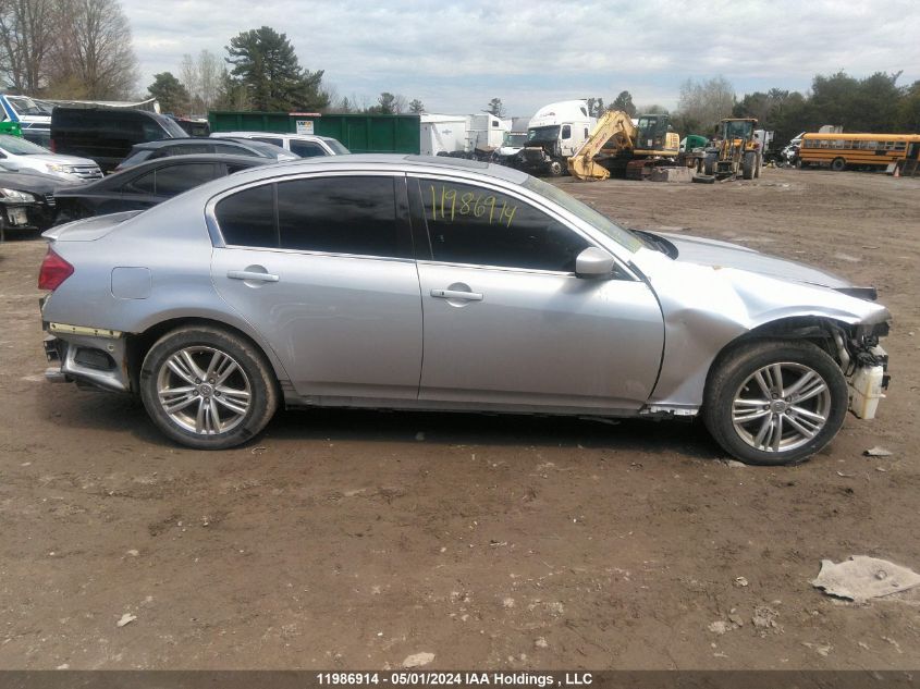 2013 Infiniti G37 VIN: JN1CV6AR2DM353615 Lot: 11986914