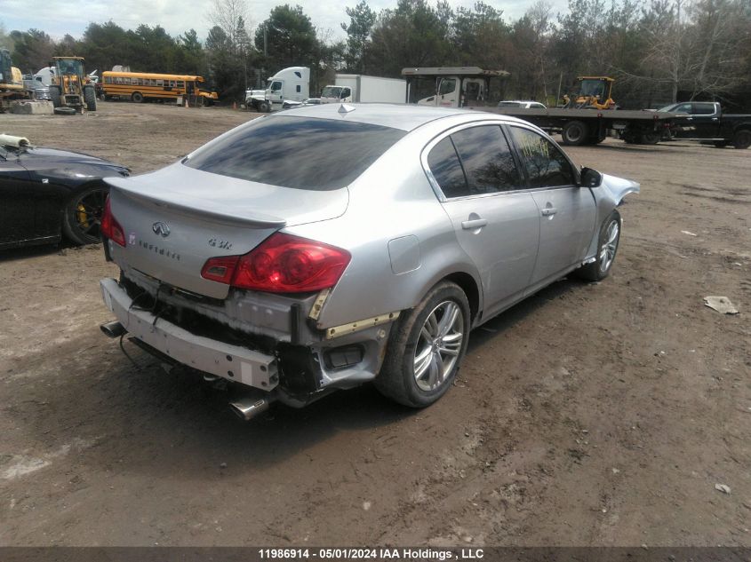 2013 Infiniti G37 VIN: JN1CV6AR2DM353615 Lot: 11986914