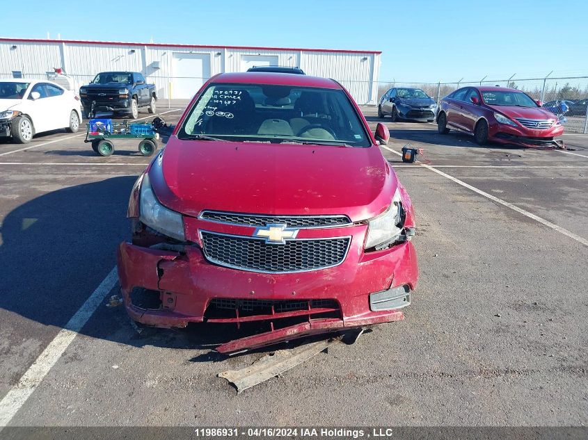 2012 Chevrolet Cruze Eco VIN: 1G1PK5SC1C7129687 Lot: 11986931