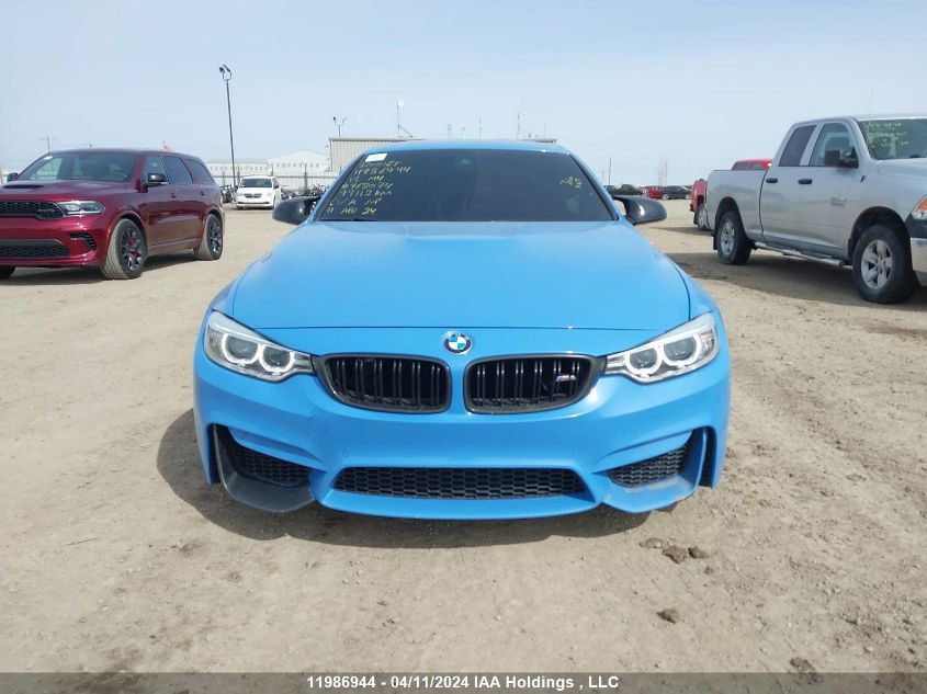 2015 BMW M4 VIN: WBS3U9C50FJ968074 Lot: 11986944