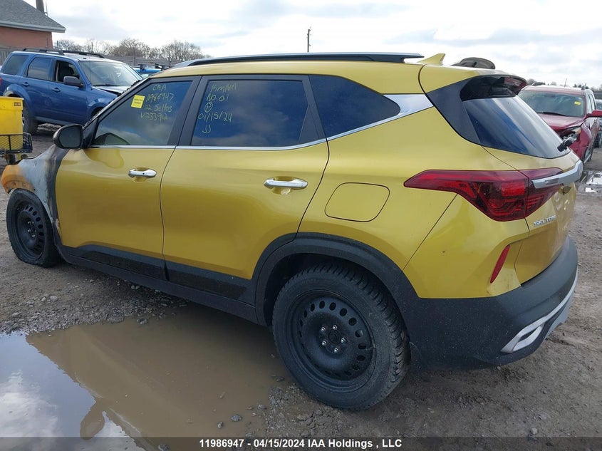 2022 Kia Seltos VIN: KNDETCA24N7233912 Lot: 11986947