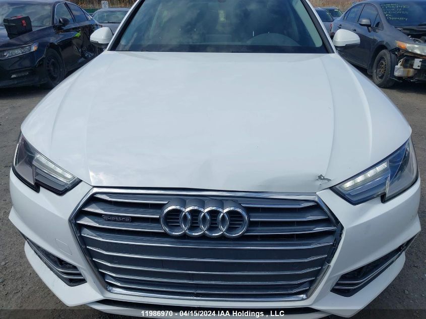 2018 Audi A4 Komfort VIN: WAUANAF46JN008921 Lot: 11986970