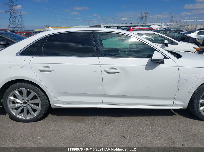 2018 Audi A4 Komfort VIN: WAUANAF46JN008921 Lot: 11986970