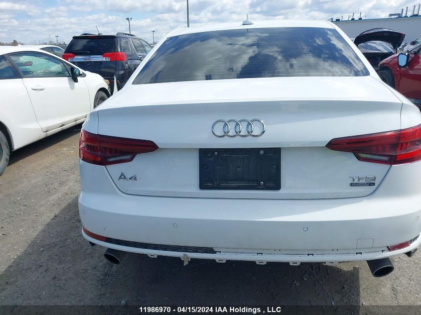 2018 Audi A4 Komfort VIN: WAUANAF46JN008921 Lot: 11986970