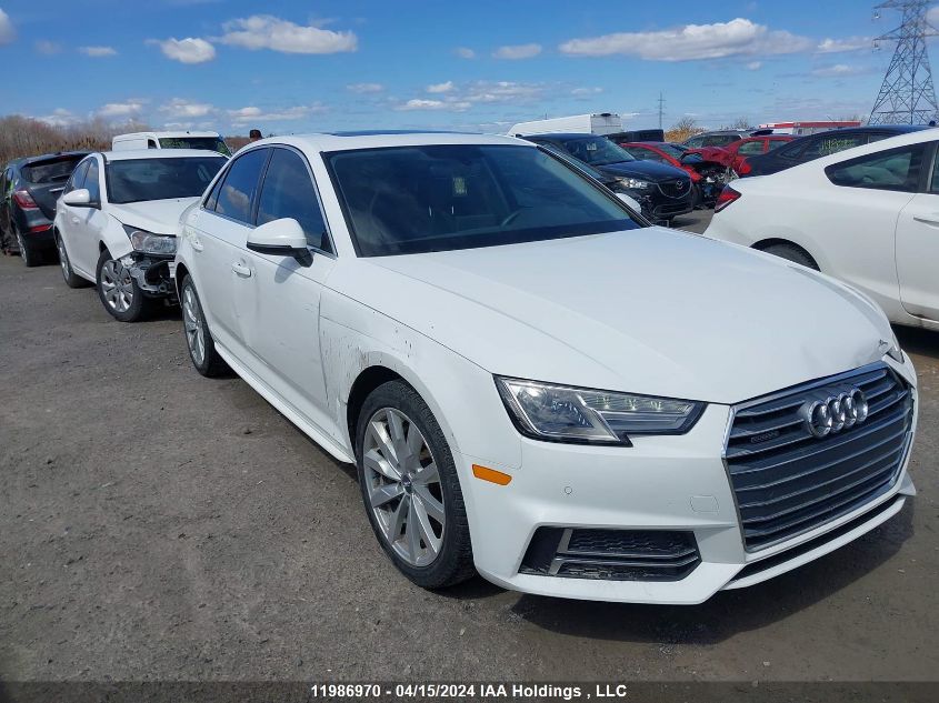 2018 Audi A4 Komfort VIN: WAUANAF46JN008921 Lot: 11986970