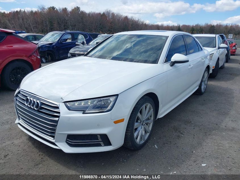 2018 Audi A4 Komfort VIN: WAUANAF46JN008921 Lot: 11986970