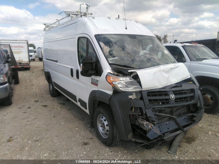 2018 Ram Promaster 2500 2500 High VIN: 3C6TRVDG3JE103596 Lot: 11986988