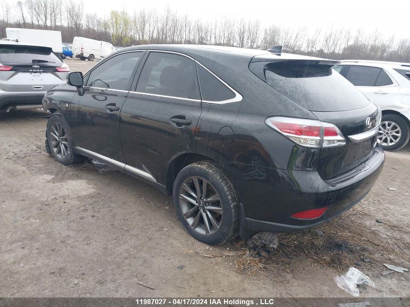 2015 Lexus Rx 350 F Sport/Sportdesign VIN: 2T2BK1BA0FC252646 Lot: 11987027