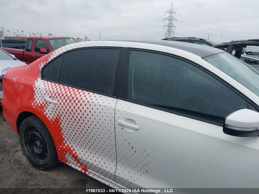 2013 Volkswagen Jetta Se VIN: 3VWDK7AJXDM431845 Lot: 11987033