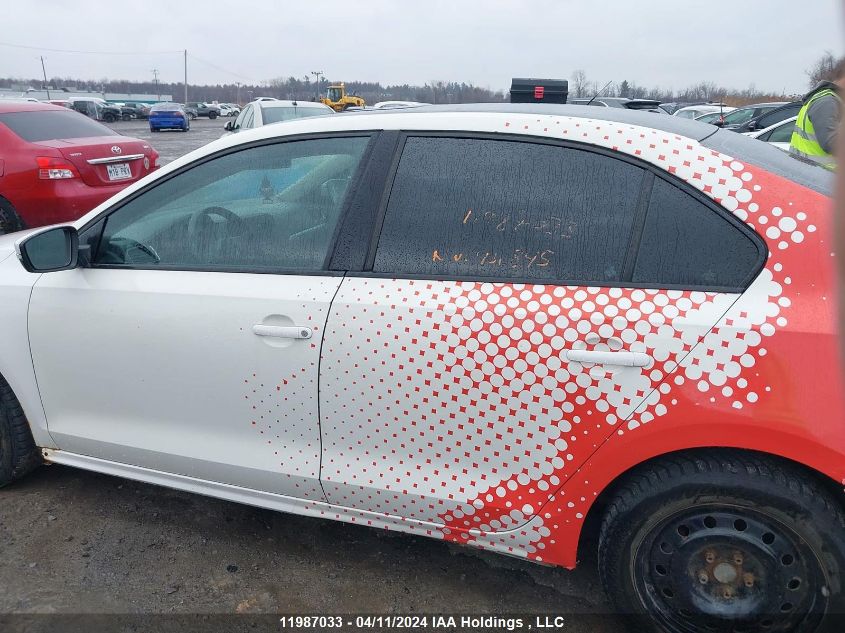 2013 Volkswagen Jetta Se VIN: 3VWDK7AJXDM431845 Lot: 11987033