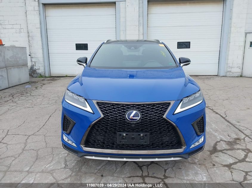 2022 Lexus Rx 450H VIN: 2T2YGMDA7NC081774 Lot: 11987039