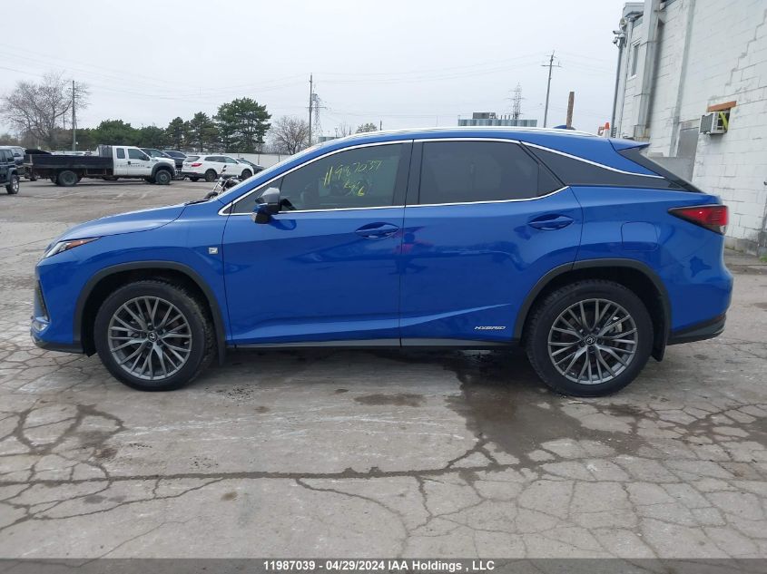 2022 Lexus Rx 450H VIN: 2T2YGMDA7NC081774 Lot: 11987039