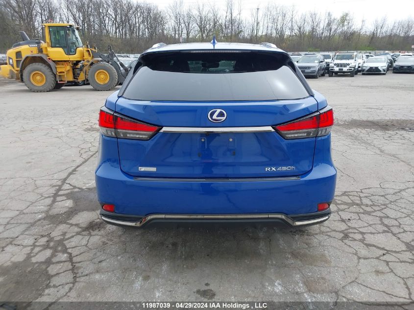 2022 Lexus Rx 450H VIN: 2T2YGMDA7NC081774 Lot: 11987039