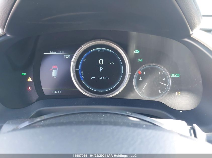 2022 Lexus Rx 450H VIN: 2T2YGMDA7NC081774 Lot: 11987039