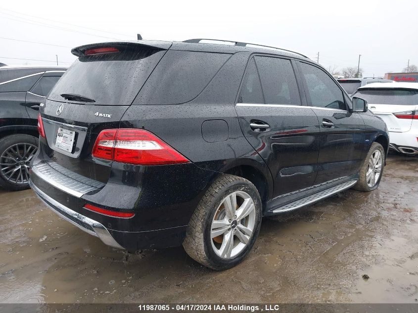 2012 Mercedes-Benz Ml-Class VIN: 4JGDA5HB1CA026084 Lot: 39239373