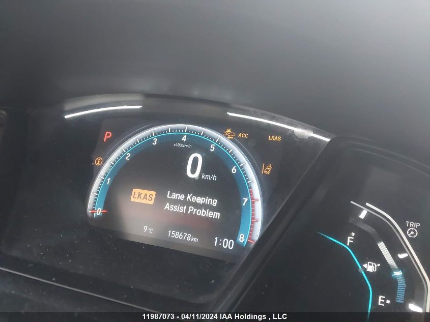 2019 Honda Civic VIN: 2HGFC2F59KH017976 Lot: 11987073