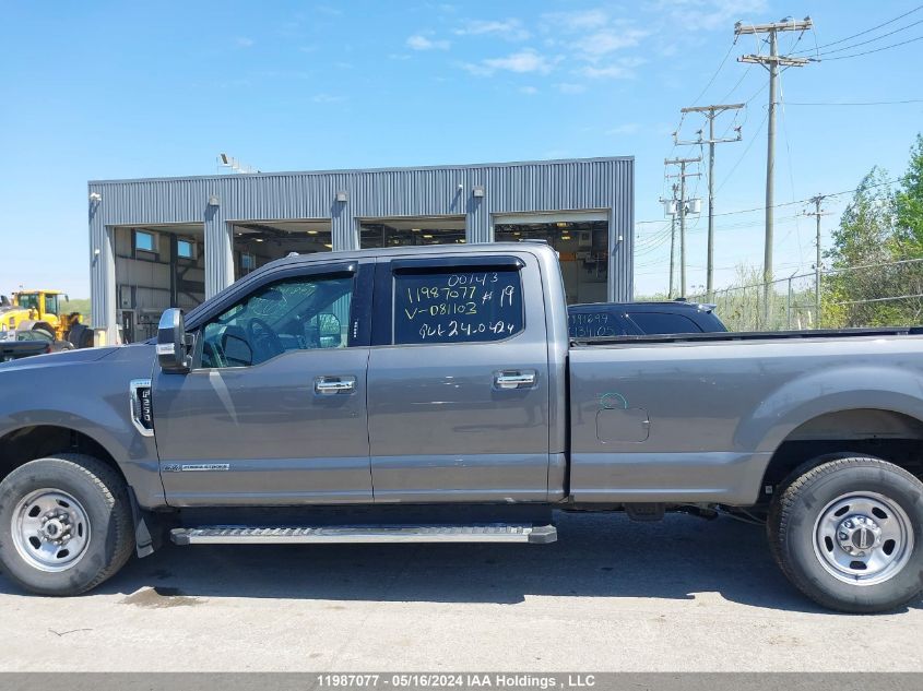 2022 Ford F-250 Lariat VIN: 1FT7W2BT2NED81103 Lot: 11987077