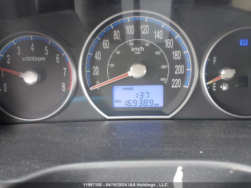 2009 Hyundai Santa Fe VIN: 5NMSG13E49H300784 Lot: 11987100