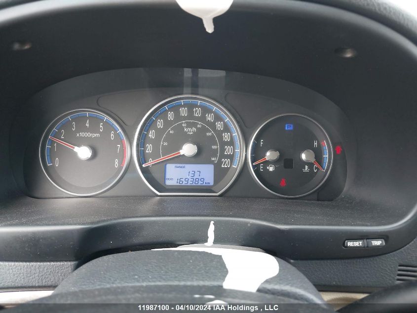 2009 Hyundai Santa Fe VIN: 5NMSG13E49H300784 Lot: 11987100