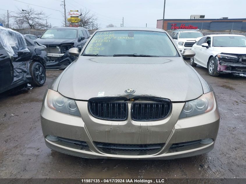 2007 BMW 3 Series 328I VIN: WBAVA33557KX73361 Lot: 11987135
