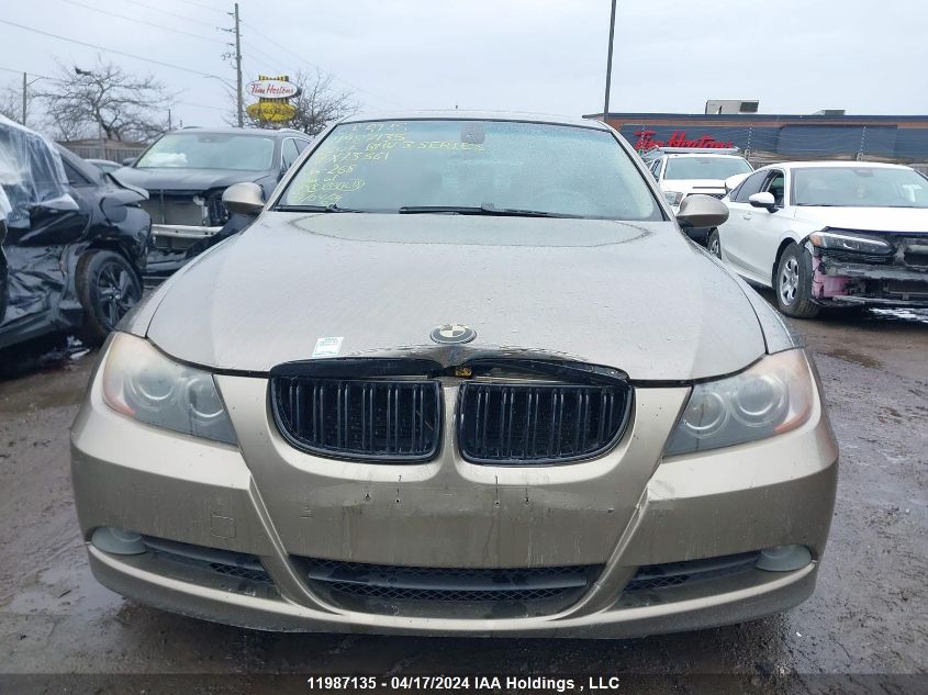 2007 BMW 3 Series 328I VIN: WBAVA33557KX73361 Lot: 11987135