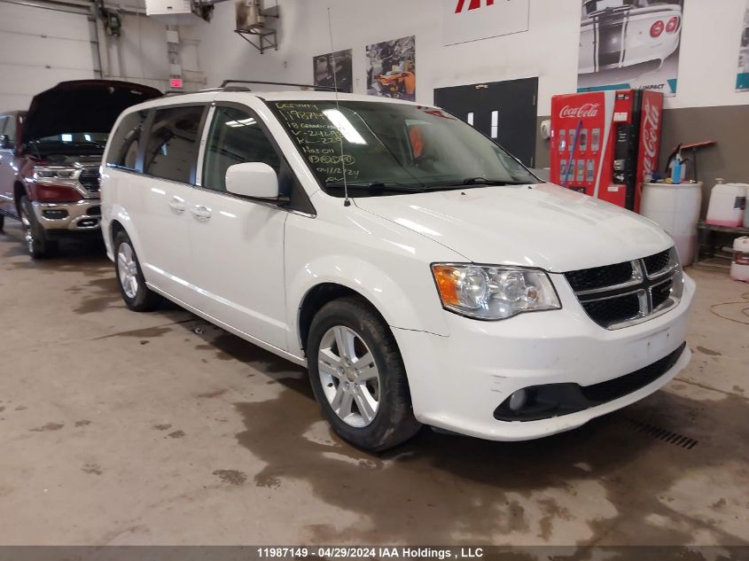 2018 Dodge Grand Caravan Crew VIN: 2C4RDGDGXJR242989 Lot: 11987149